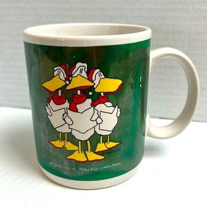 Vintage John Baron “We wish you a mallard Christmas” mug EUC